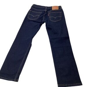 Levis 511 Slim Fit Jeans Mens 30x30 Dark Indigo Blue Stretch Denim Pants